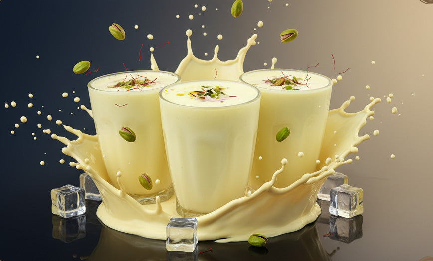 Saffron Milkshake — Royal Flavor, Golden Indulgence